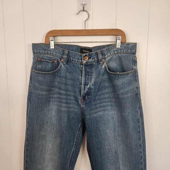 Brixton Jeans The Labor Pant Relaxed Fit Size 36x34 Mens Denim Straight Leg - Picture 5 of 13